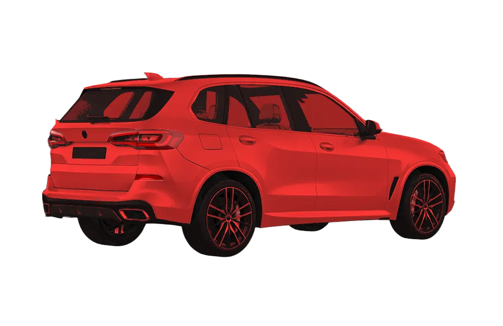 Vorschau: SUV mit Folierung in Signalrot